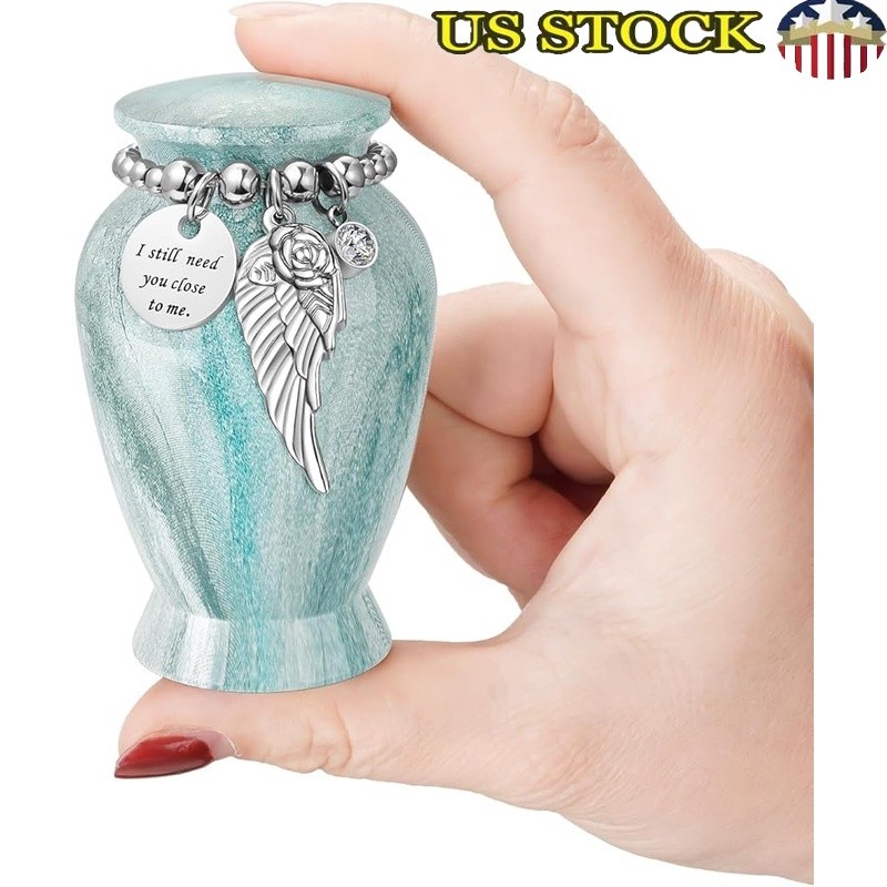 Mini Aluminum Cremation Urn Personalized Keepsake Human Pet Ashes Tribute New