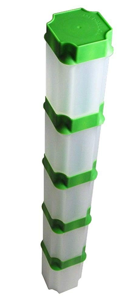 10 American Silver Eagles Coin Tubes 10x2x8 inches, Green 
