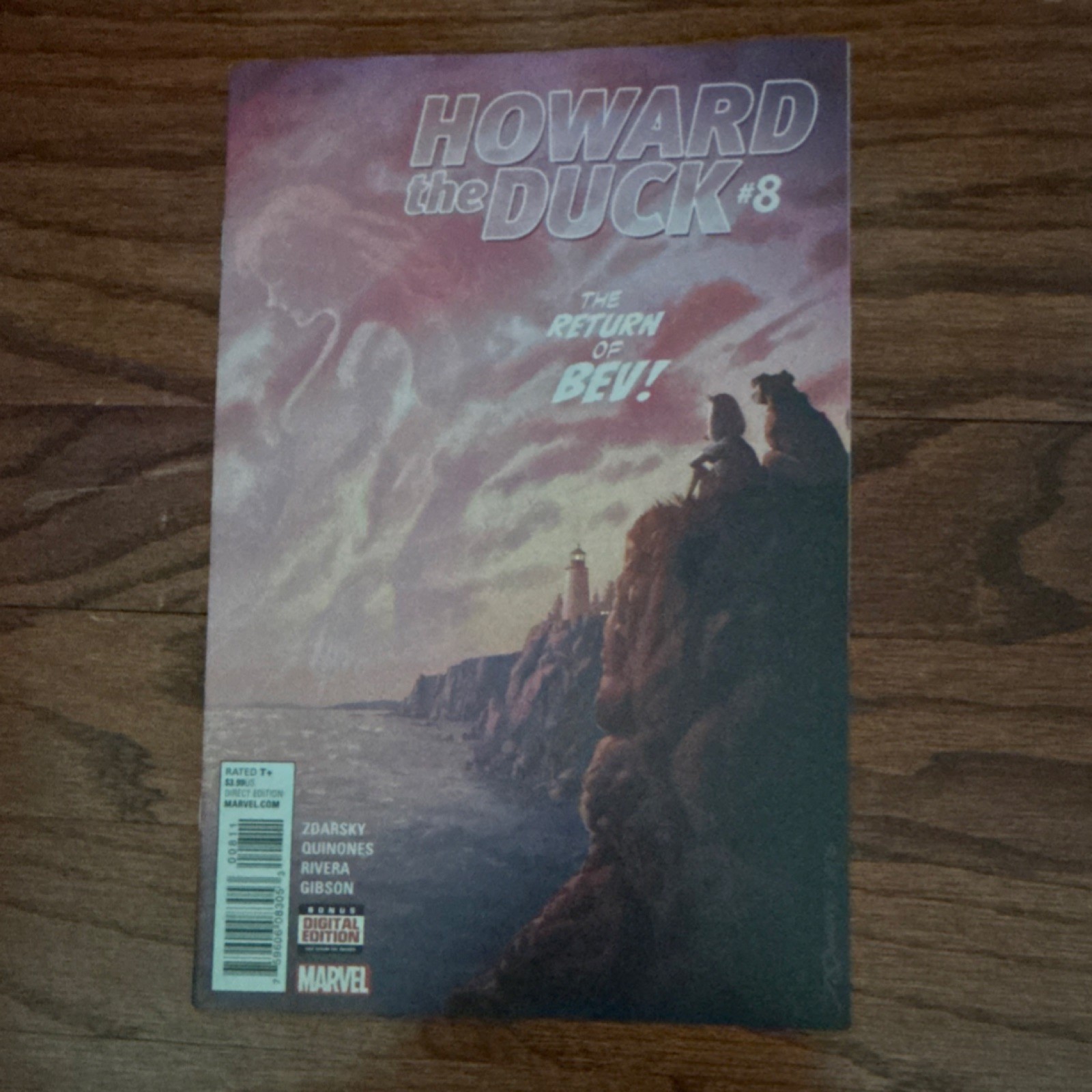 Marvel Comics Howard the Duck #8 The Return of Bev Comic Book Digital Edition