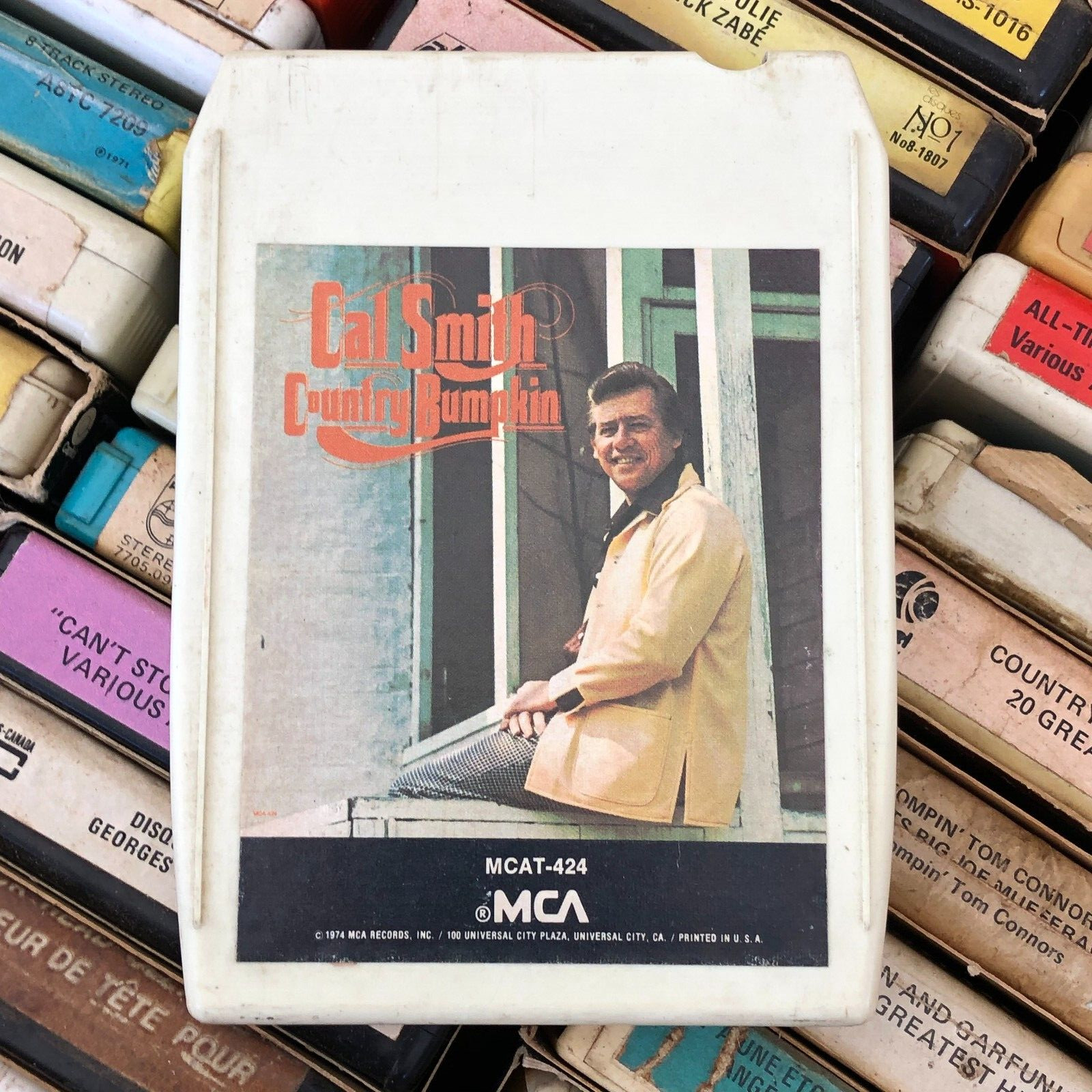 Cal Smith : Country Bumkin 1974, 8 Track Tape CANADIAN