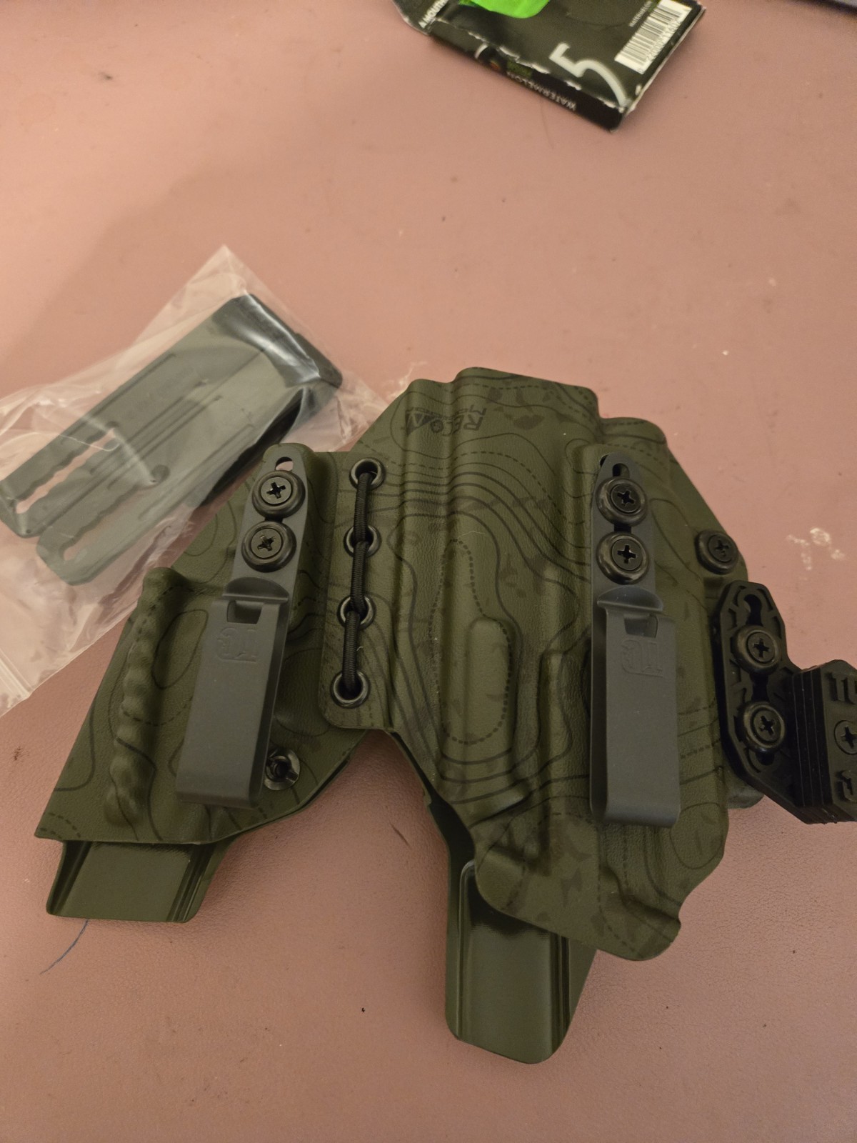 Tier 1 Concealment Axis Elite Glock 19 Gen 5 TLR-7 HL-X IWB Holster Right Hand