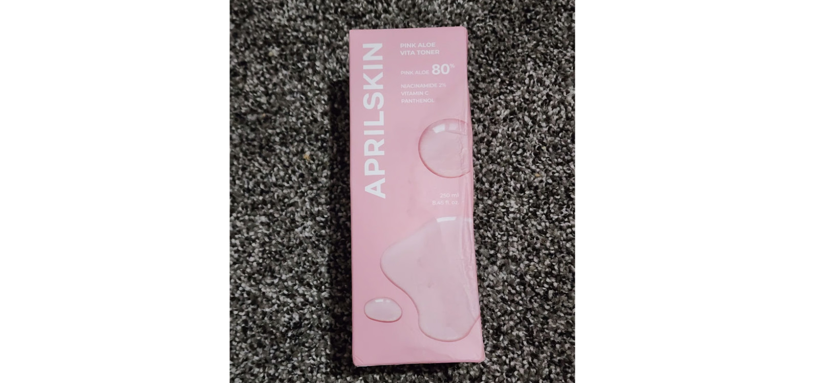 APRIL SKIN Pink Aloe Vita Toner - 250ml/8.45 fl oz NEW