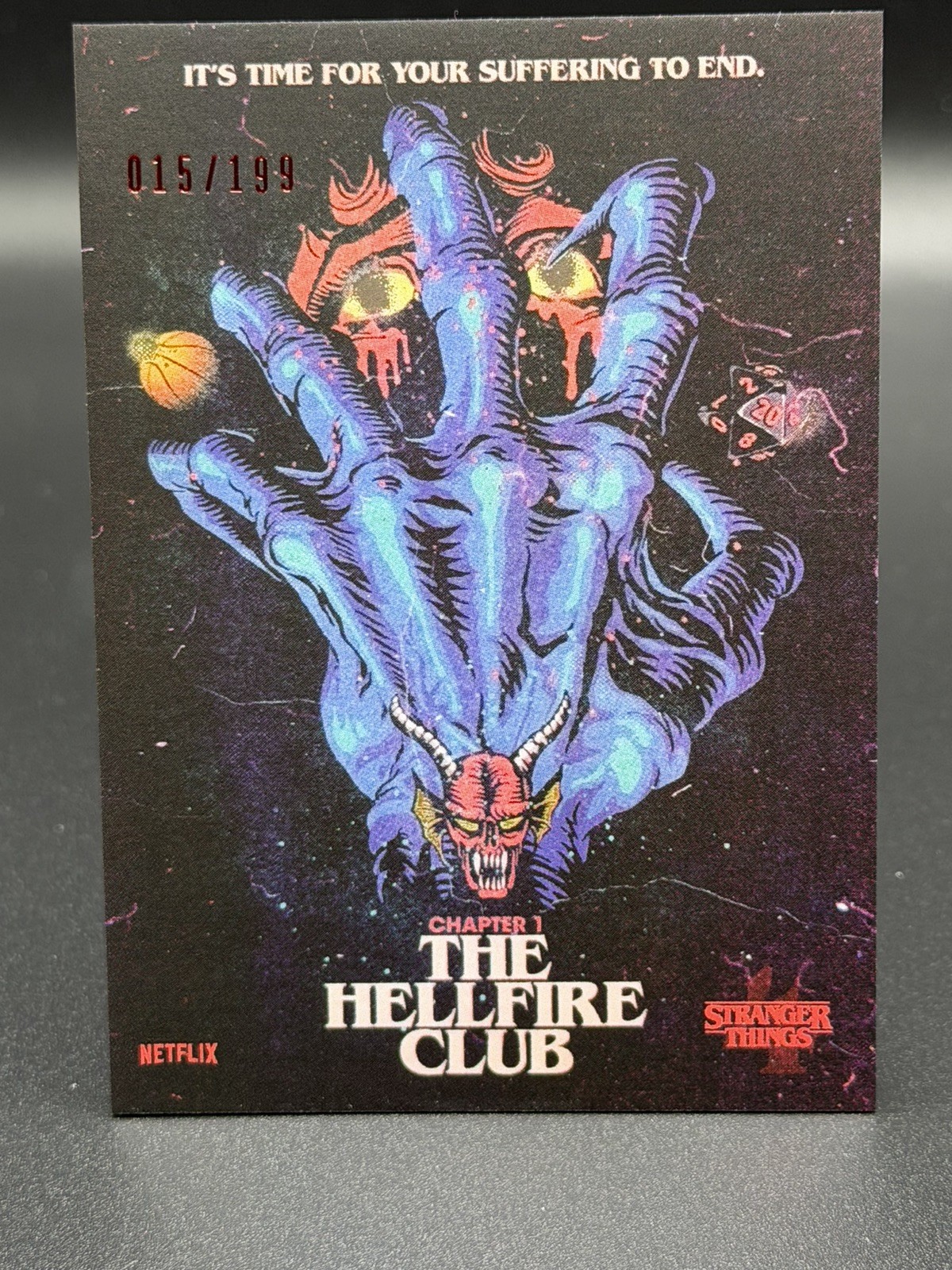 2025 Topps Stranger Things Chapter 1 THE HELLFIRE CLUB Billy Butcher Art /199