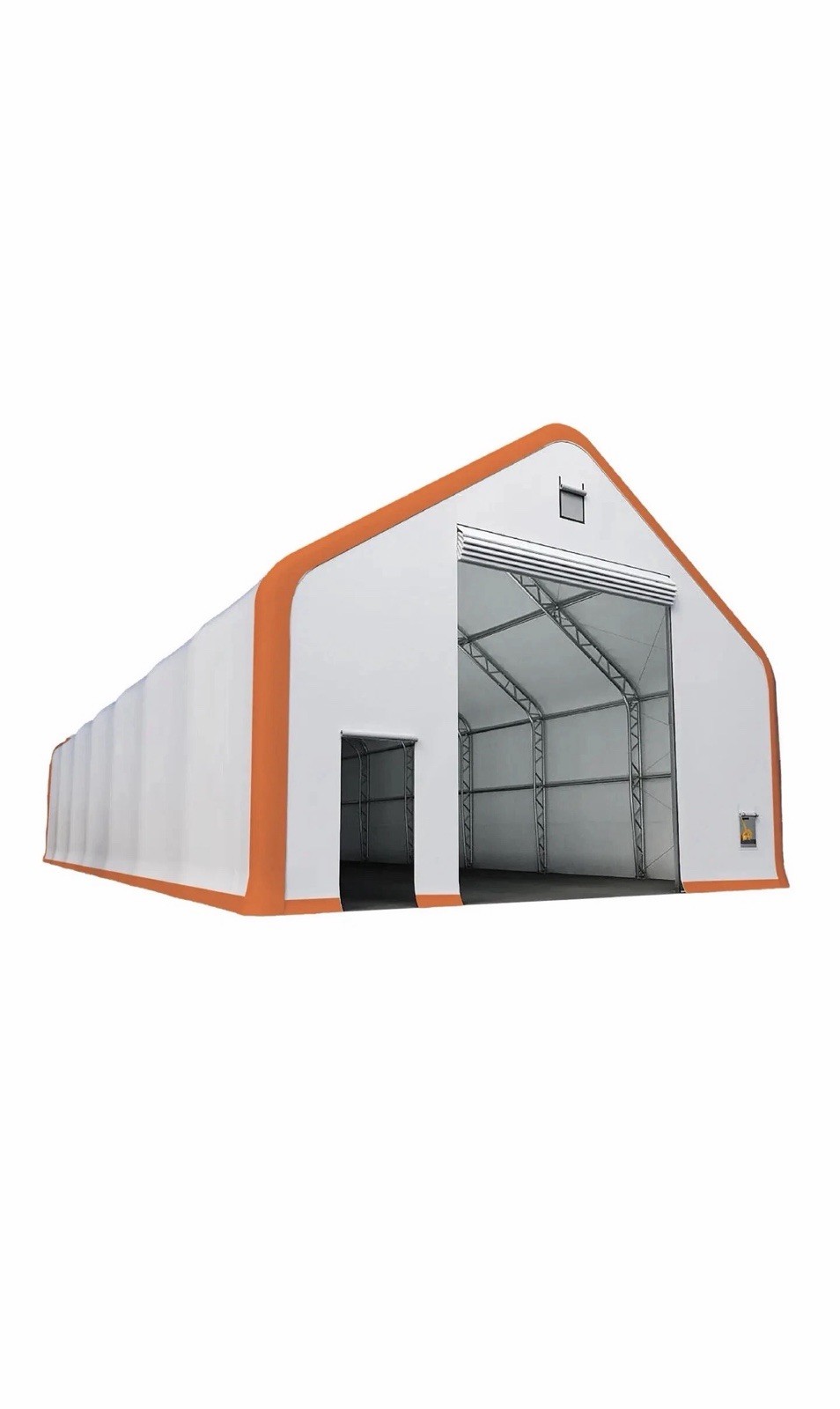 40x60x24 DUAL TRUSS PVC Fabric Canvas Storage Shelter Building Barn/ Shop NEW