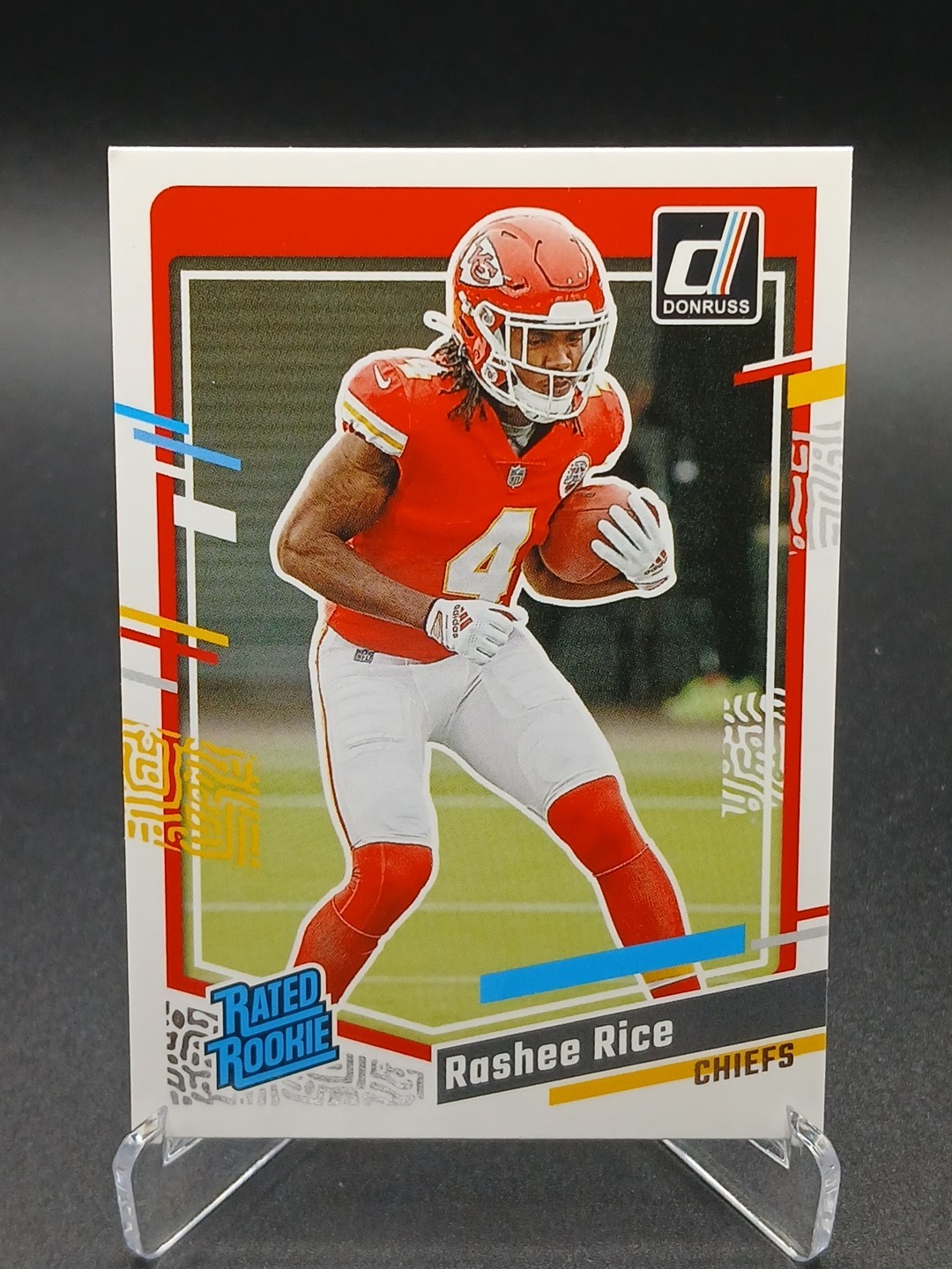 Rashee Rice Rated Rookie RC 2023 Panini Donruss - NFL Kansas City Chiefs