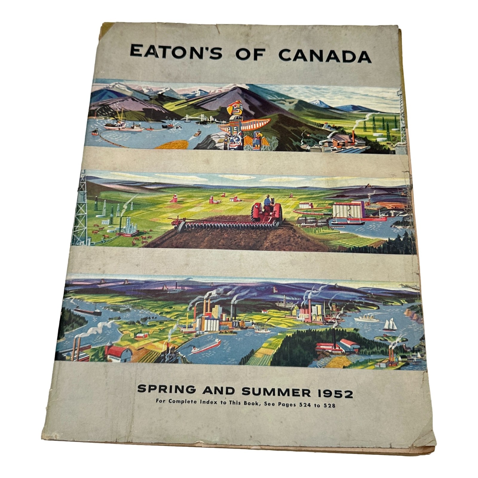 Eatons Canada 1952 Catalog Spring Summer Soft Cover Vintage Fashion