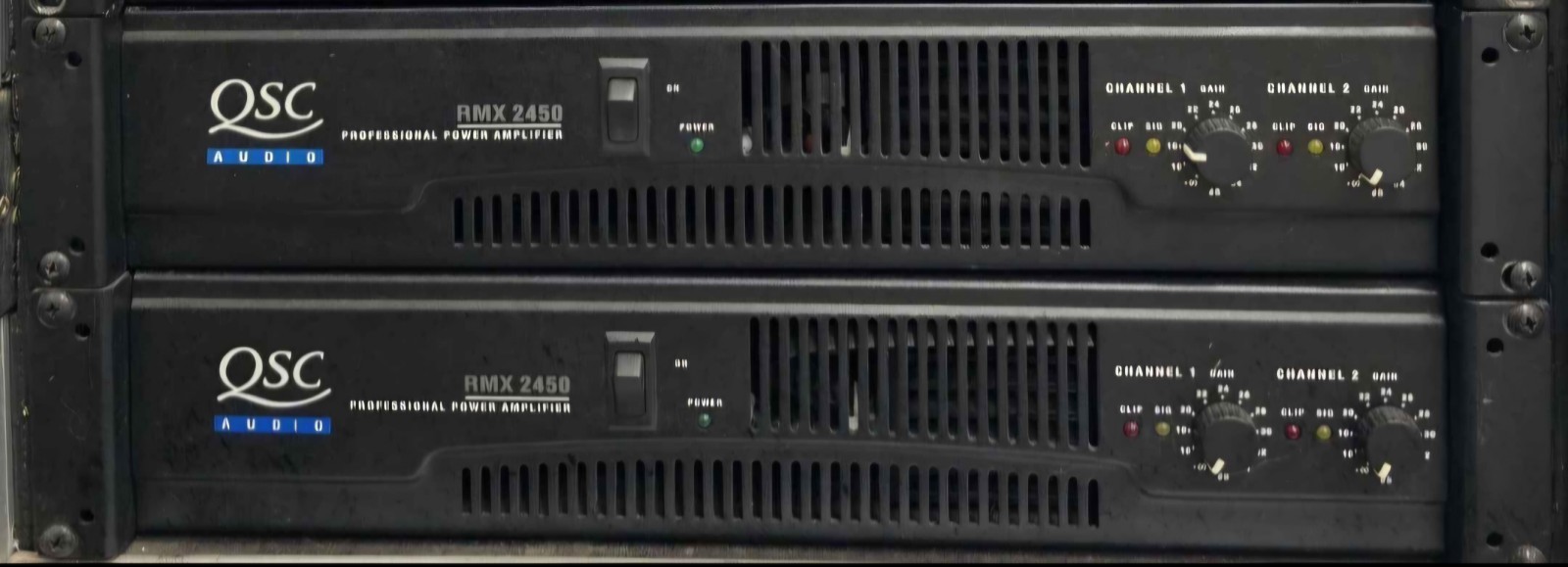 QSC 2450 Amplifiers