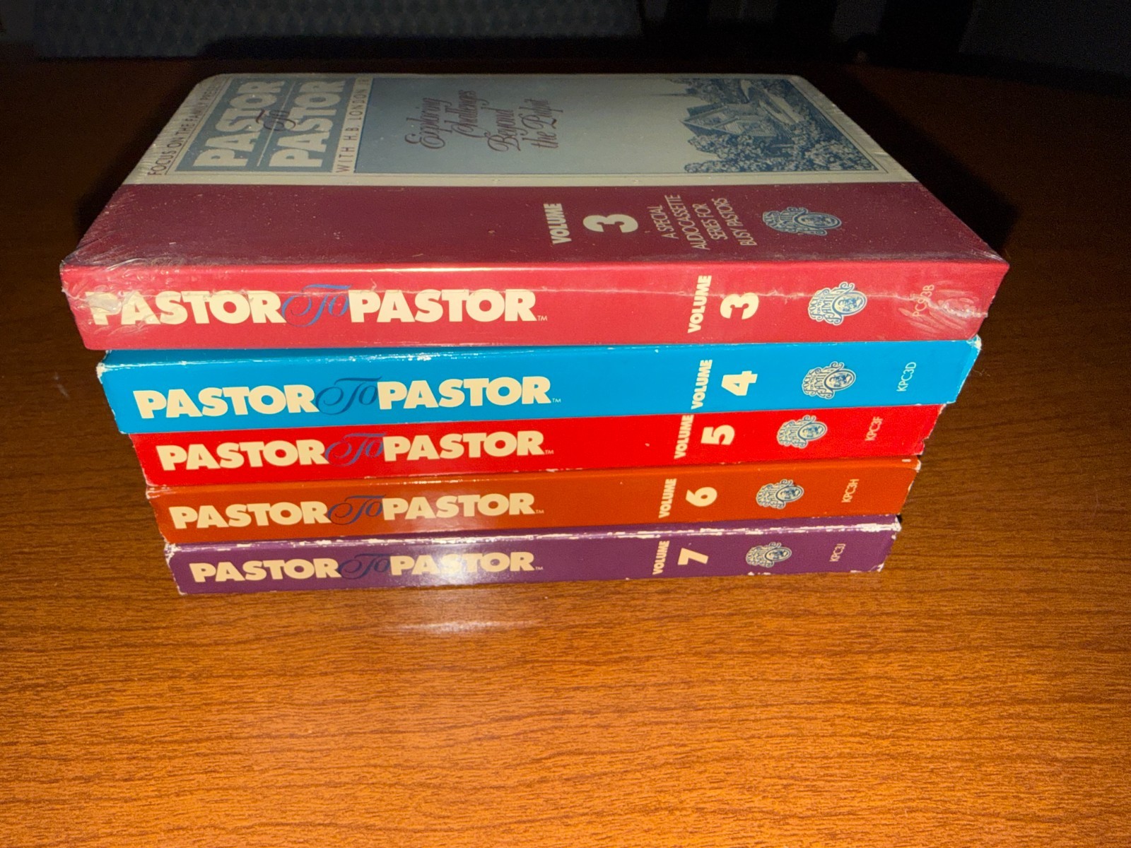 LOT of 5 - Audio Cassette Pastor to Pastor Focus on Family HB London Vol 3 to 7