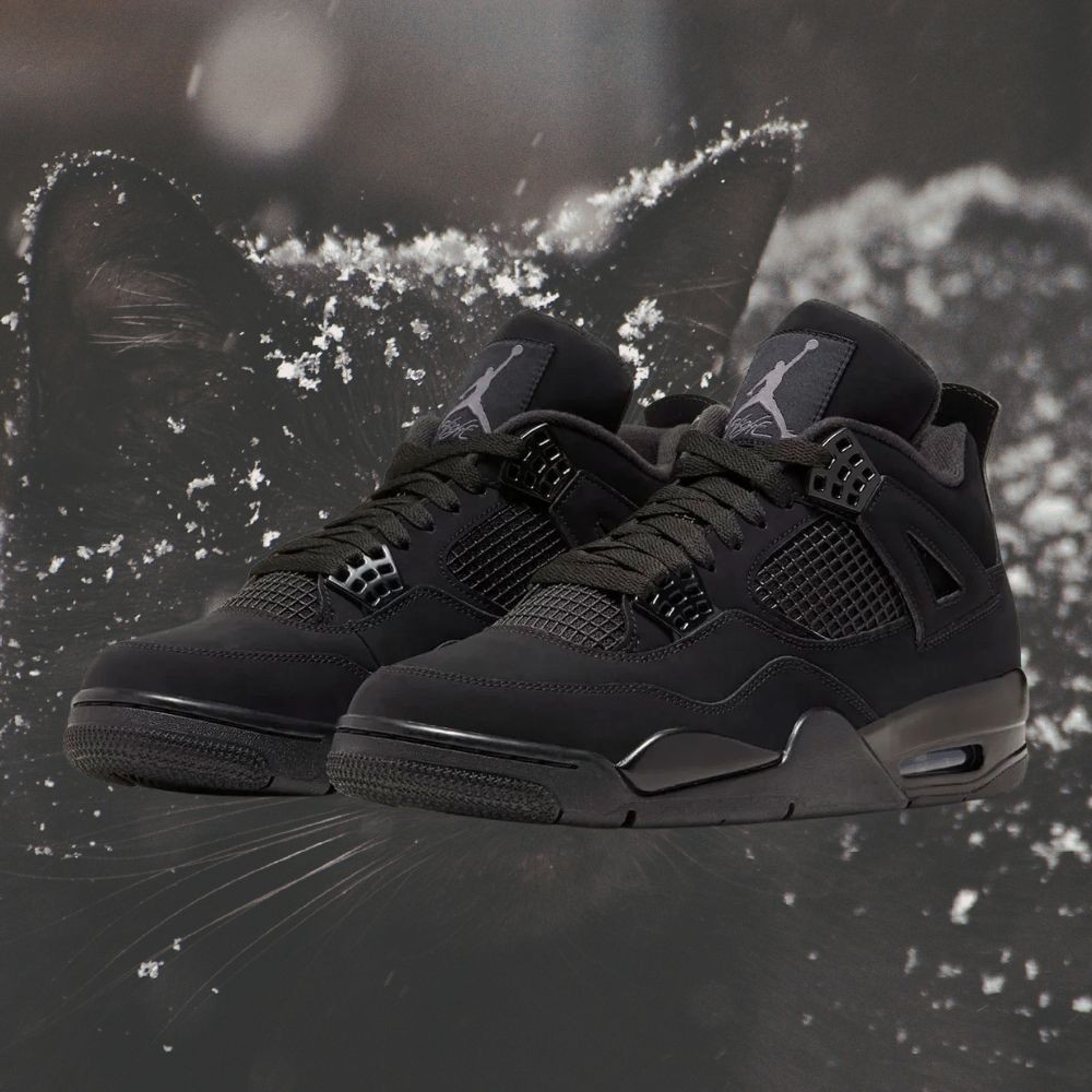 JORDAN 4 BLACK CAT FV5029-010 Men's All Size US 7-12
