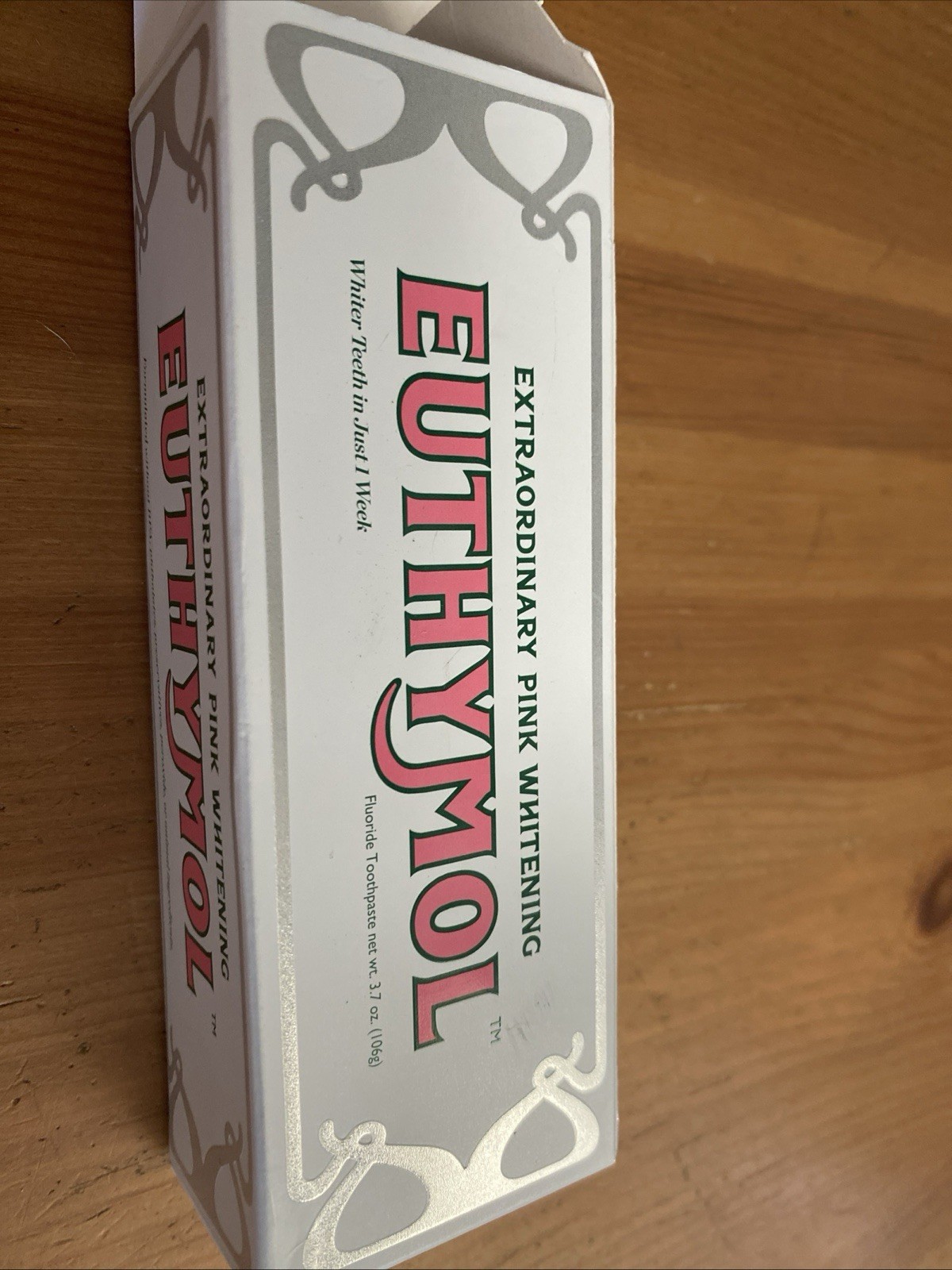 EUTHYMOL Whitening Toothpaste (3.7fl oz) - Stain Removal in 2 Weeks 106g