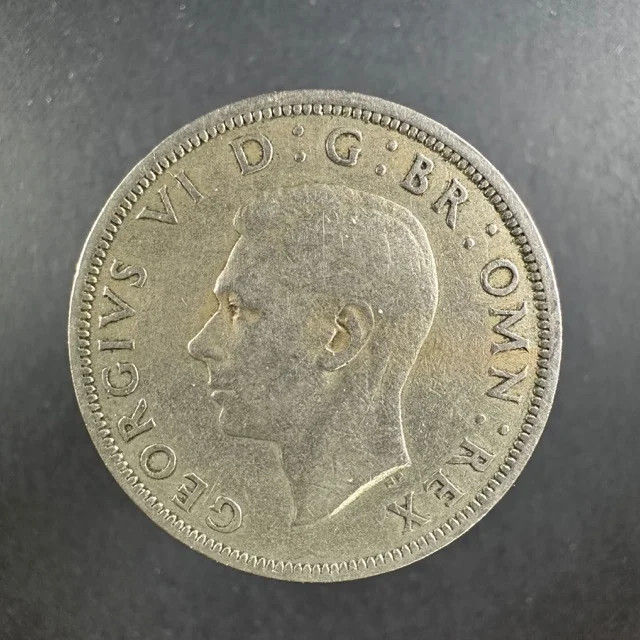 1947 UK Half‑Crown George VI, Strong Details