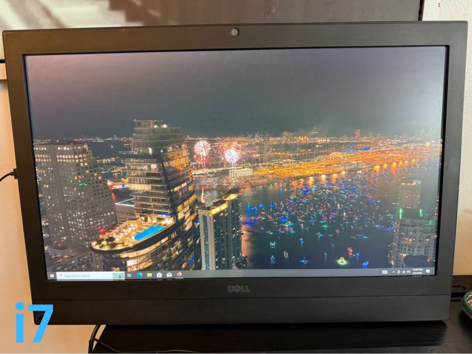 Dell Optiplex 7440 All in One pc 24'', Intel Core i7 3.40GHz, 128NVMe+500GB 