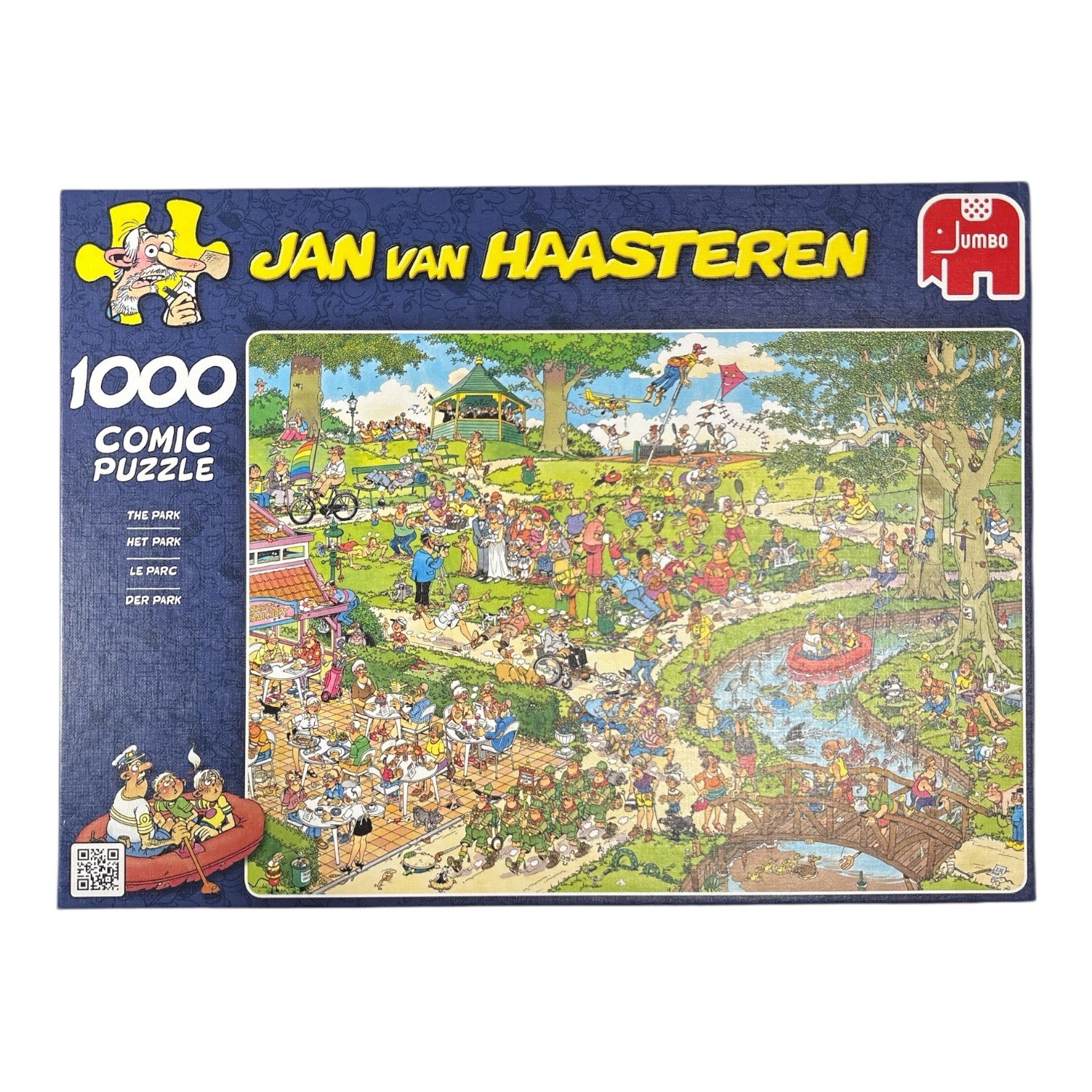 Jumbo Jan Van Haasteren The Park 1000 Pc Comic Jigsaw Puzzle 2005 Missing Piece