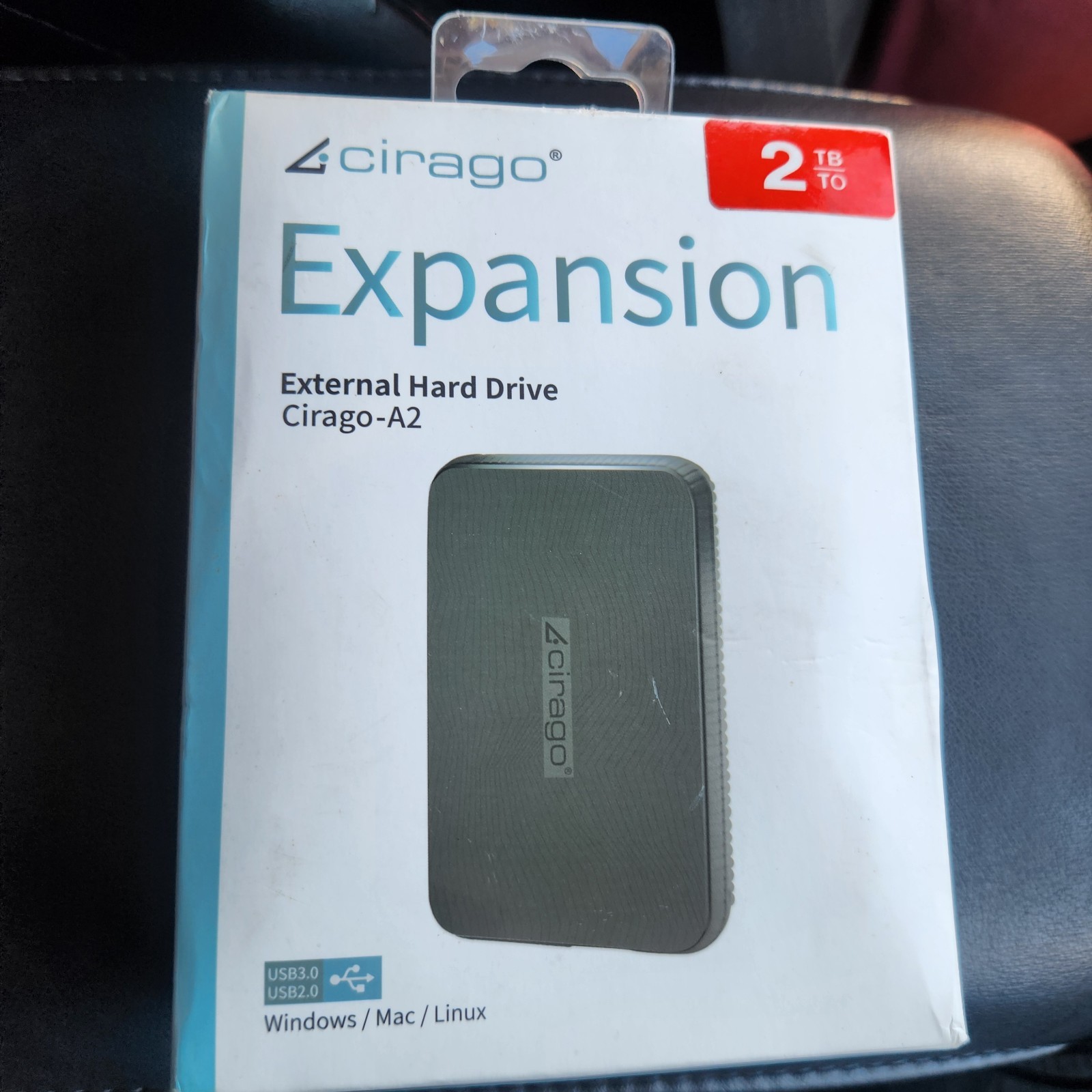 Cirago Expansion 2TB External HDD USB 3.0 Cirago-A2 Windows Mac Linux