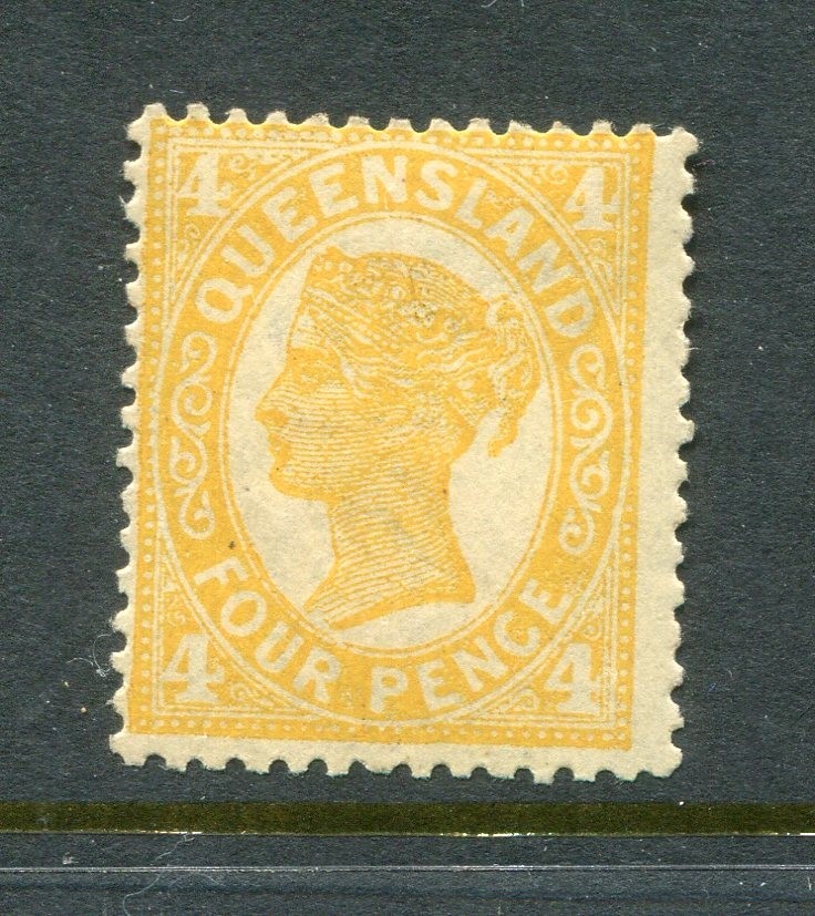 Queensland #118 Victoria 4 P. [Mint Hinged] 