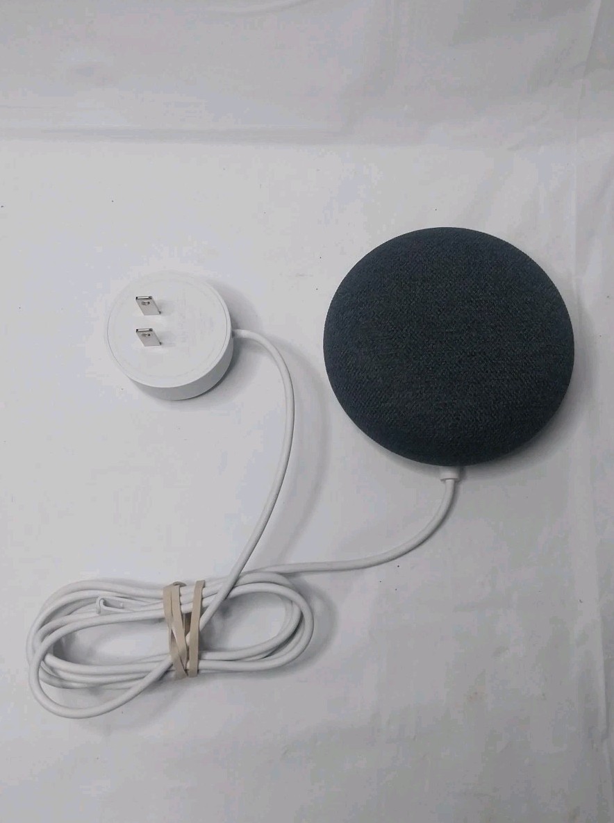 Google Nest Mini H2C 2nd Gen Smart Speaker  - Black Works Free Shipping 
