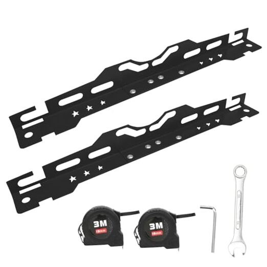 Toe Alignment Tool Plates 2Pcs, Wheel Toe Alignment Tool Plate with 2Pcs Tape 