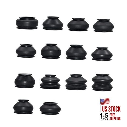 14 PCS Automotive Tie Rod End Boots, Ball Joint Rubber Dust Tie Rod End Boot 