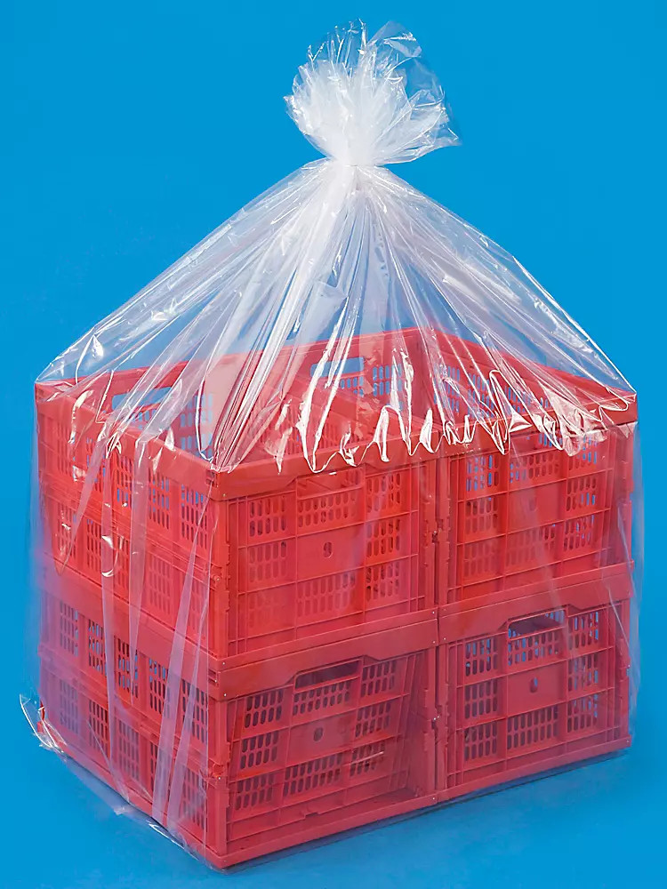 Pack of 100 30 x 26 x 60" 2 Mil Gusseted Poly Bags