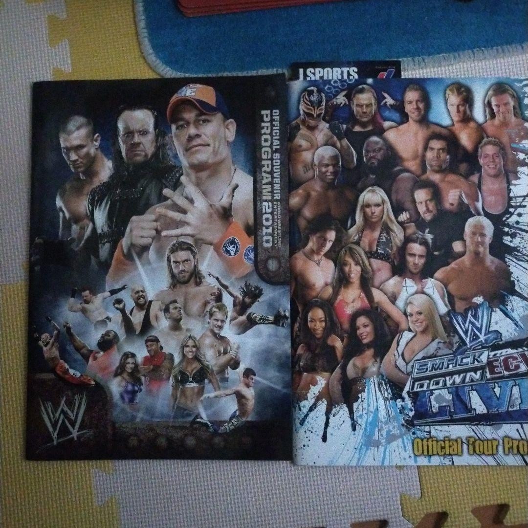 Two WWE Japan event programmes