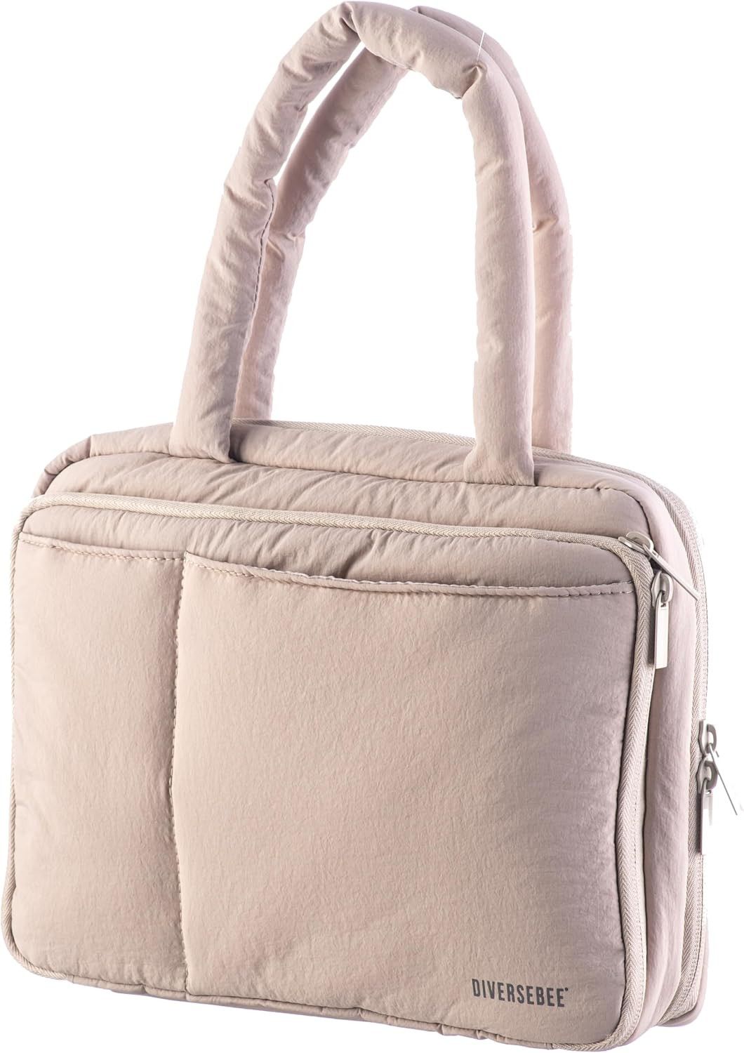 Elegant Beige Bible Cover with Handles - Women's Tote Bag & Accessories