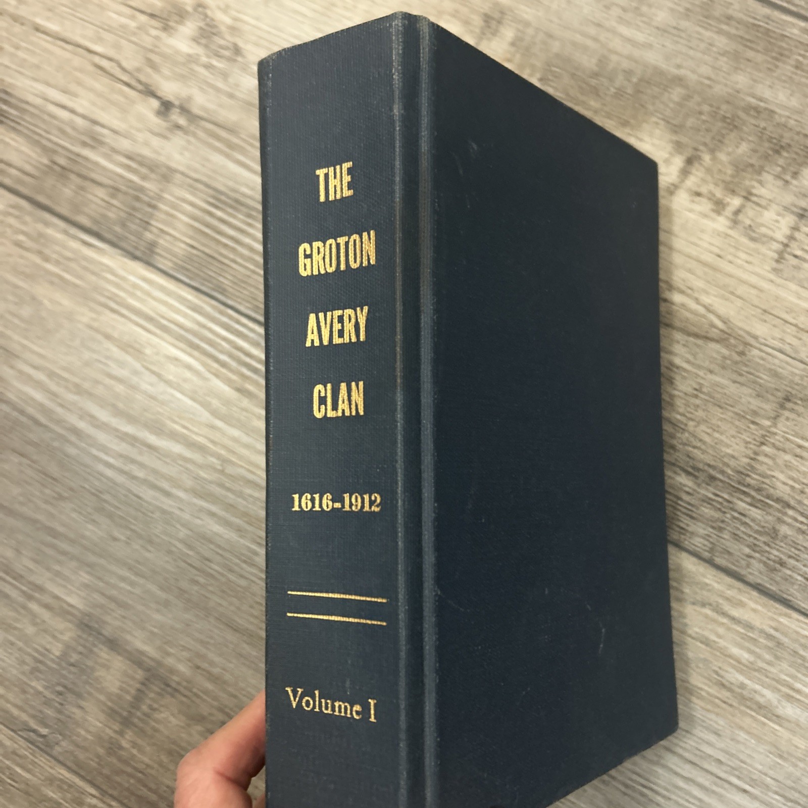 Rare Groton Avery Clan 1616-1912 Volume 1 Book + Genealogy Papers Photo History