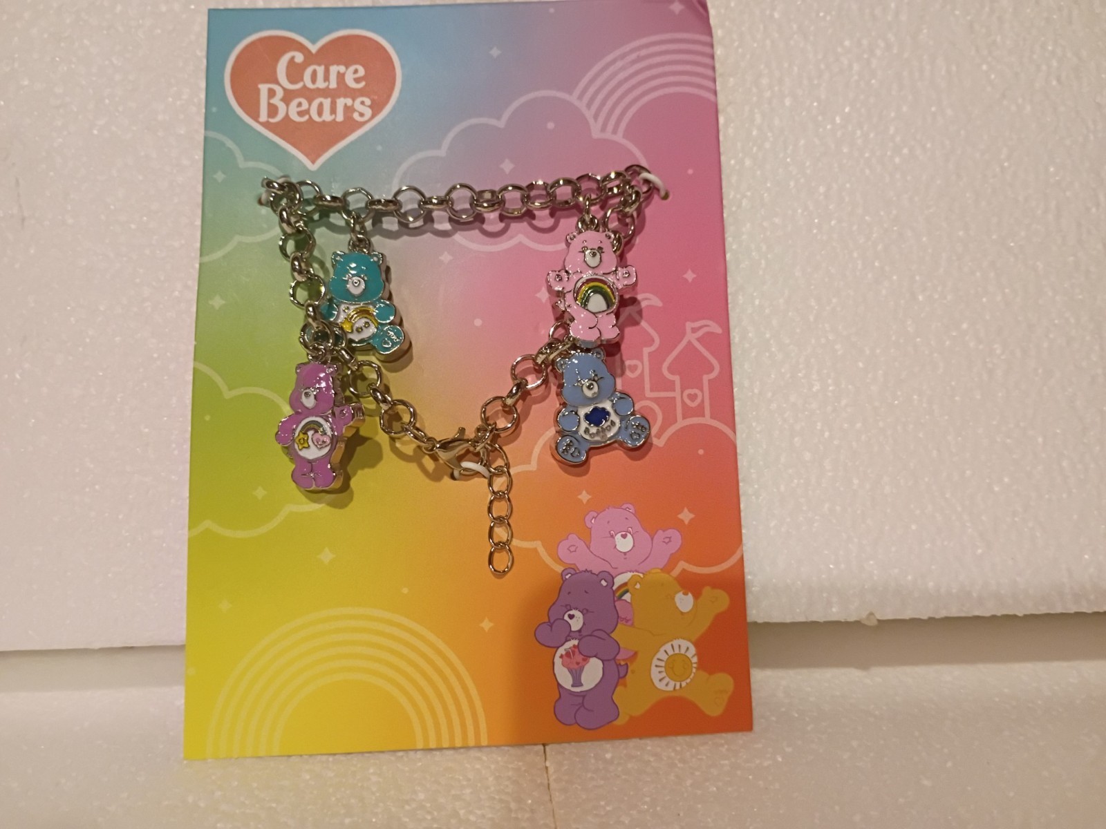 Care Bears Charm Bracelet with 4 Charms