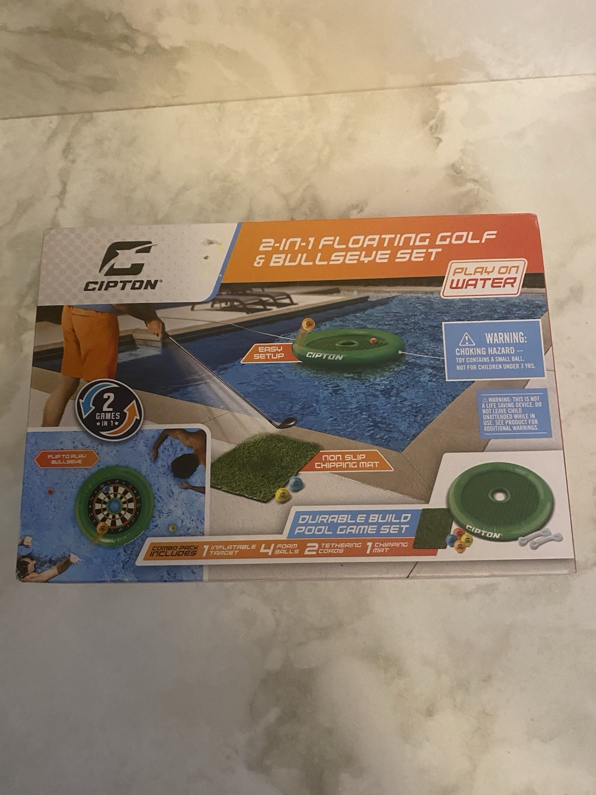 2-in-1 Floating Golf & Bullseye Set
