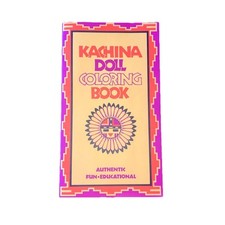 VTG 1972 KACHINA DOLL BOOK # 1 Coloring Book By Donna Greenlee Unused