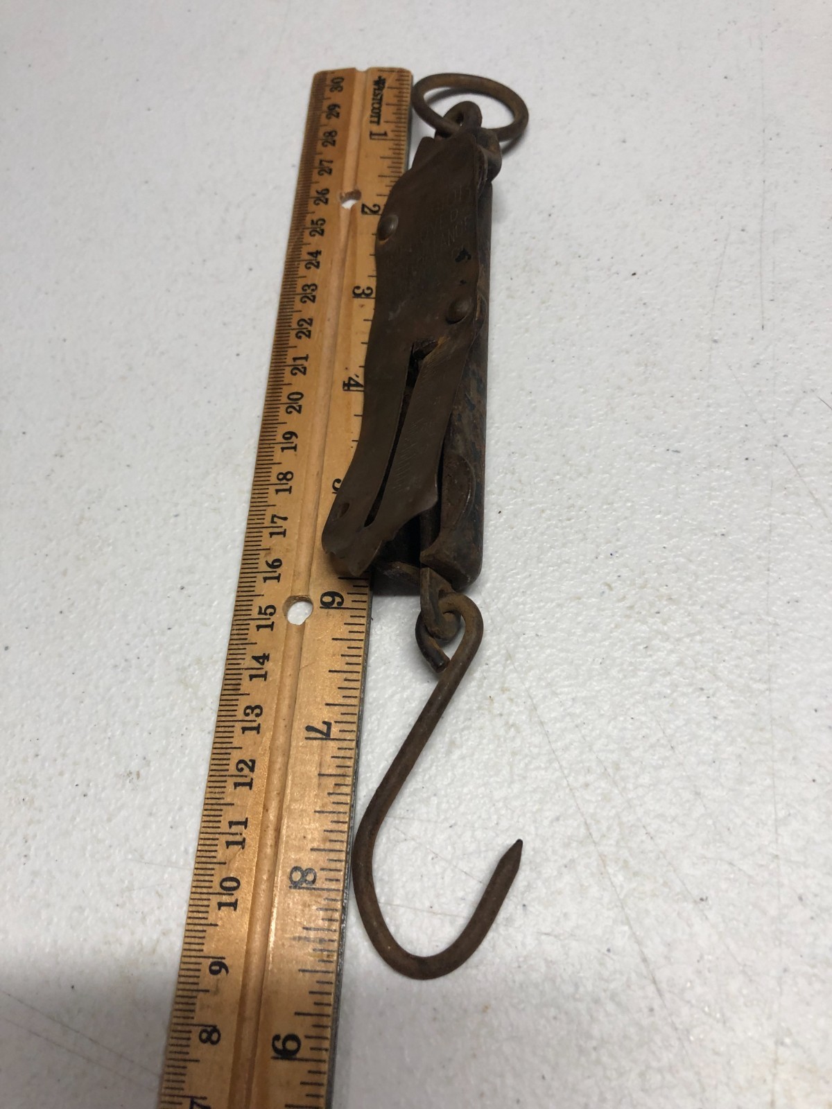 Vintage Sargent & Co USA Excelsior Improved Spring Balance 25 lb. Weight Scale