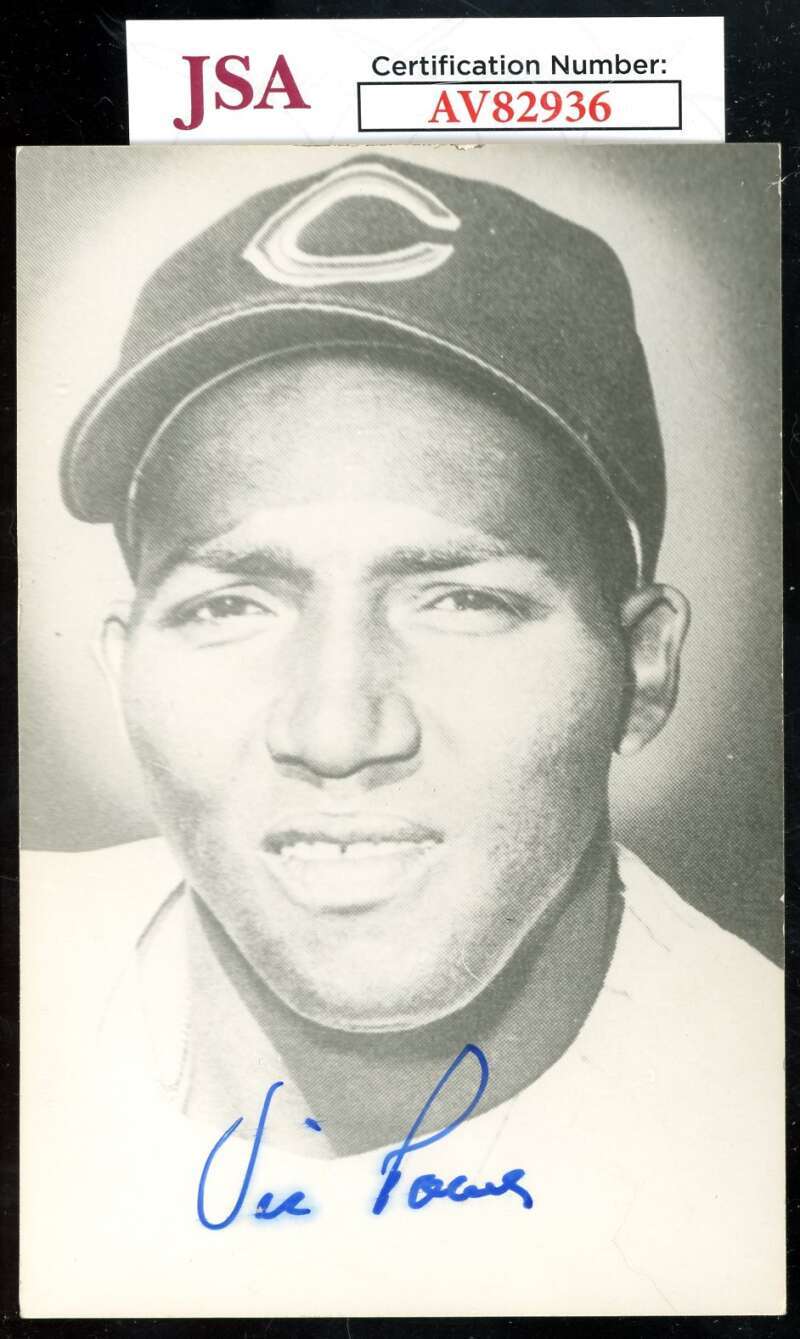 Vic Power JSA Coa Signed Photo Postcard Autograph