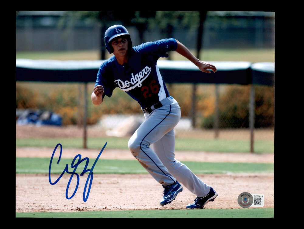 Corey Seager BAS Beckett Signed  8x10 Photograph Autograph Dodgers