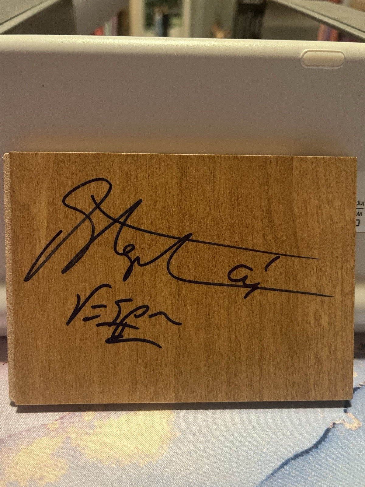 Stephen A Smith In Person Signed Block