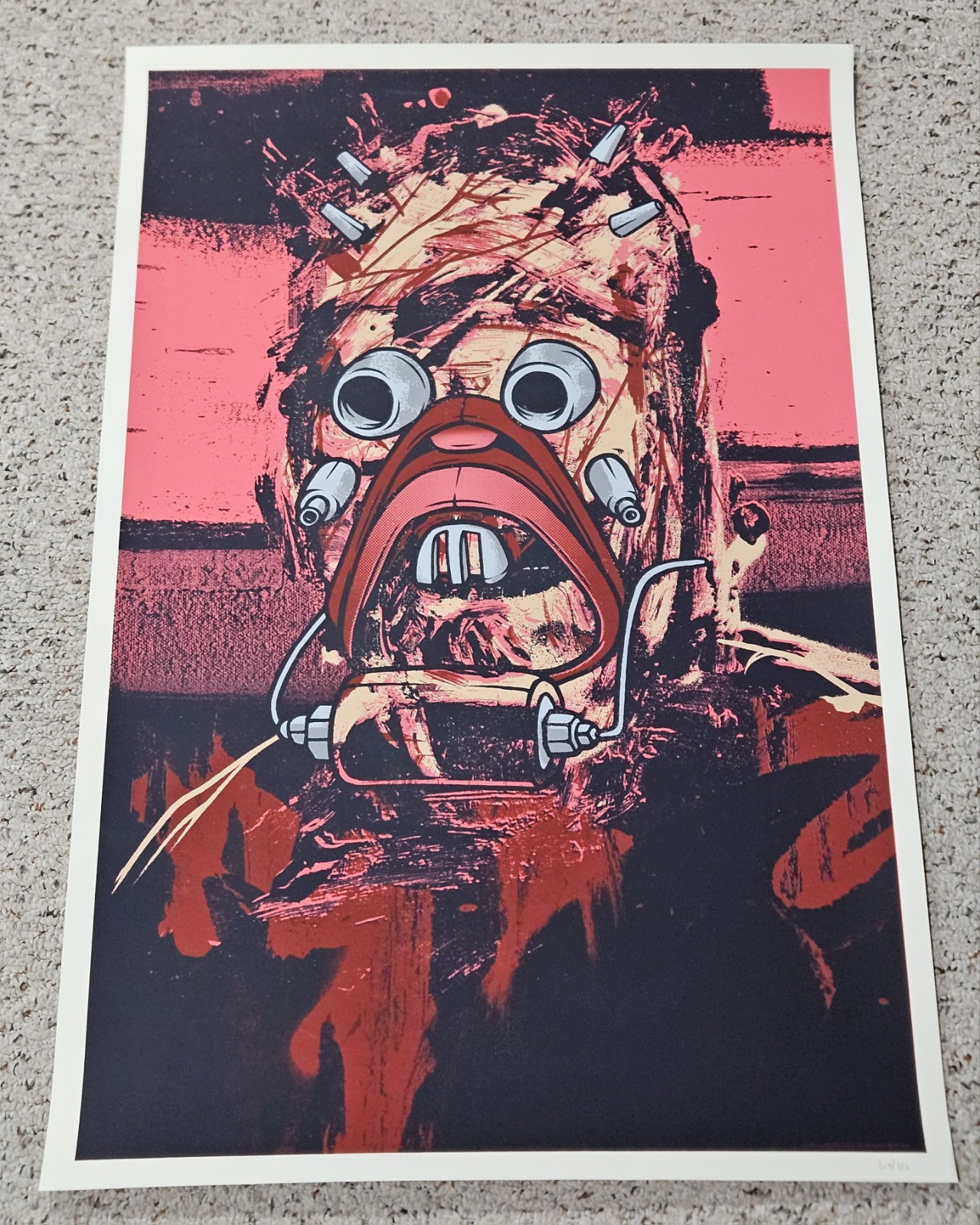 STAR WARS~"RAIDER" MOVIE ART POSTER~DAVE KINSEY~MONDO/ALAMO~2010~ED OF 350