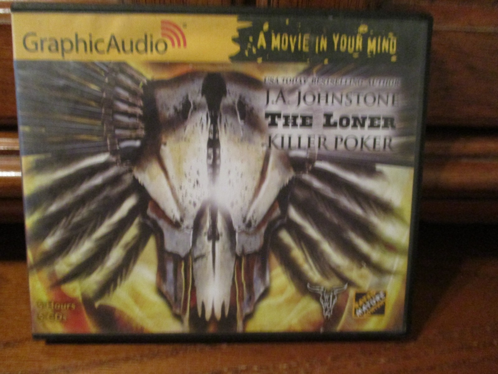 J. A. Johnstone "The Loner Killer Poker" 5 CD Box Set in Like New Condition