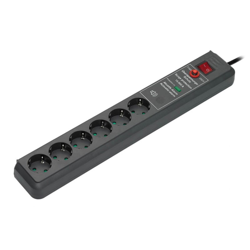 Brennenstuhl Secure-Tec Surge Protection 15,000 A 6 socket(s) 1159540376