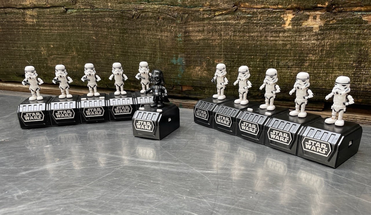 Takara Tomy Arts Star Wars Space Opera Dancing Darth Vader Stormtrooper Set