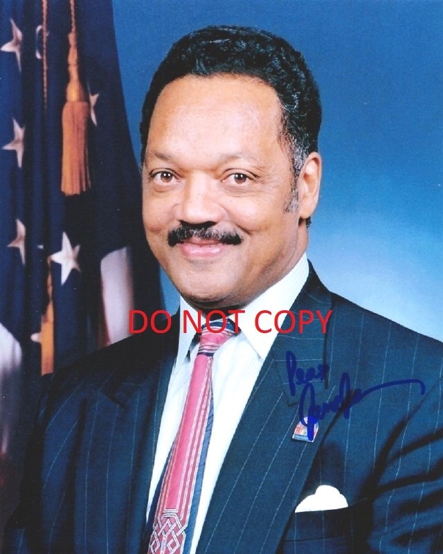 REVEREND JESSE JACKSON Autographed 8x10 Signed Reprint Photo #2 !!
