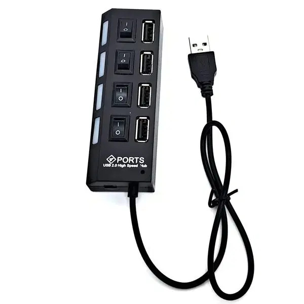 USB Hub 4-Port Switchable USB Extension Free Shipping