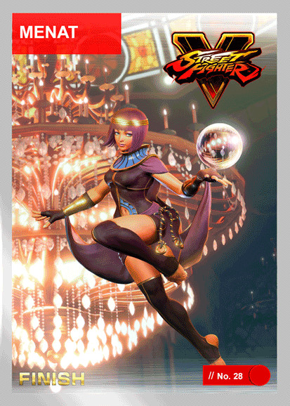 Menat (power 1) FOIL - 2021 Street Fighter NFT Series 1 - MINT# 150