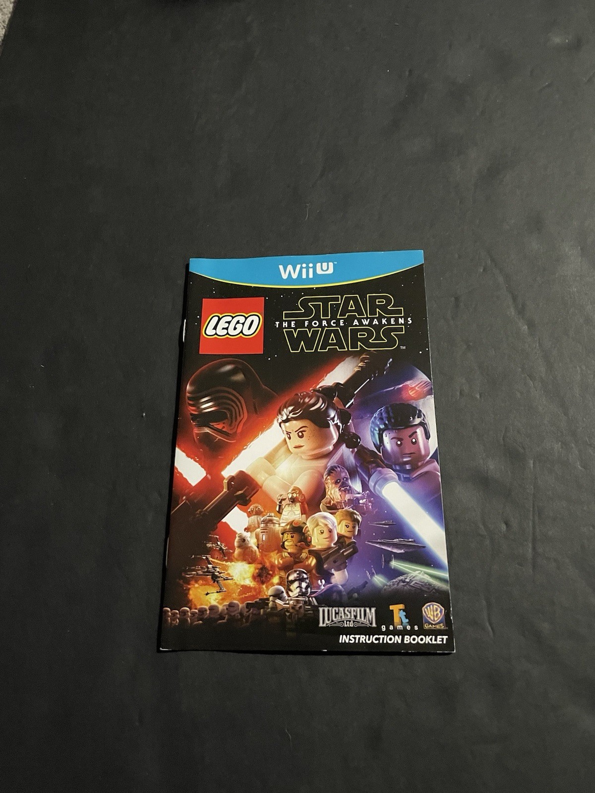 lego star wars the force awakens Wii U Manual Only