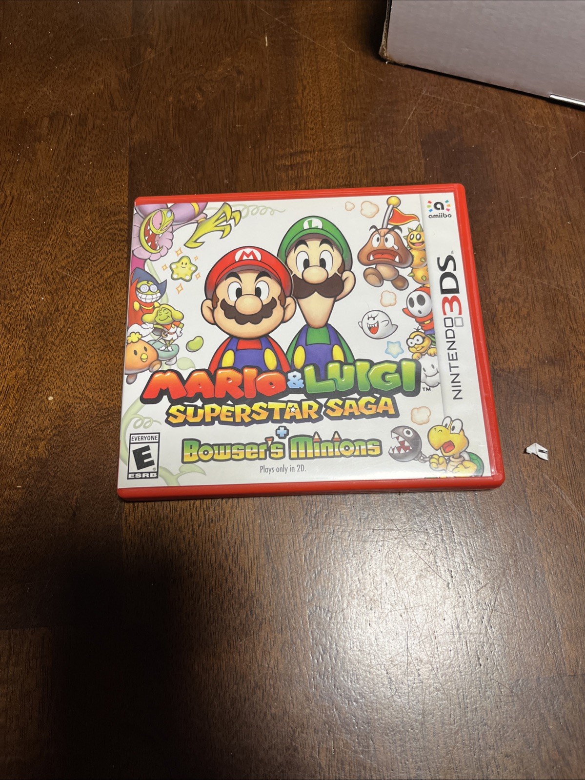 Mario & Luigi: Superstar Saga + Bowser's Minions (Nintendo 3DS) CASE ONLY