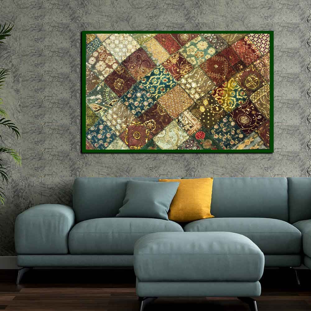 60" Valentines Day Gift Home Decor Wall Hanging Patchwork Wall Covering Tapestry