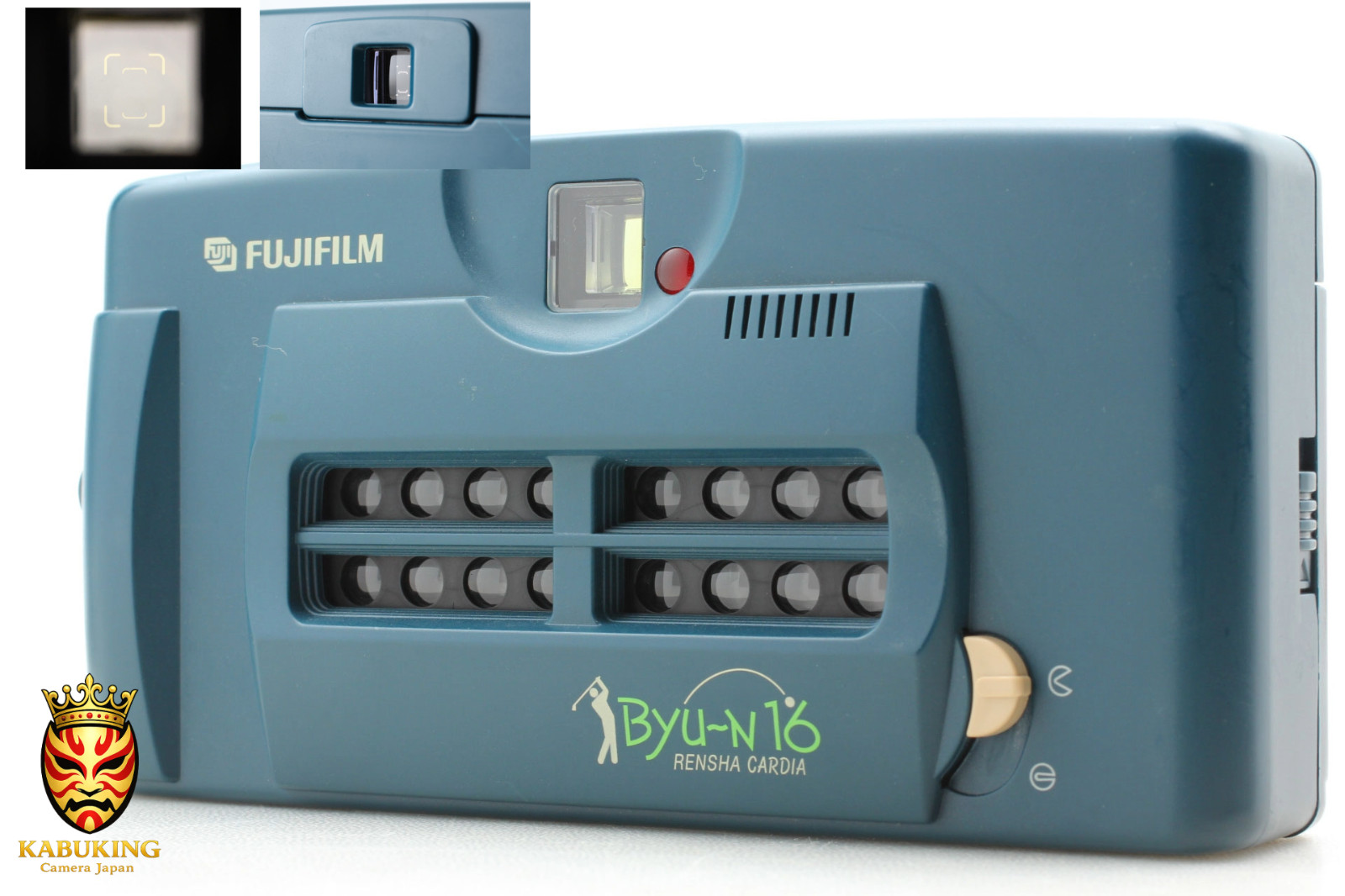 [Near MINT] Fujifilm Fuji Cardia Rensha Byu-n 16 35mm Film Camera From JAPAN