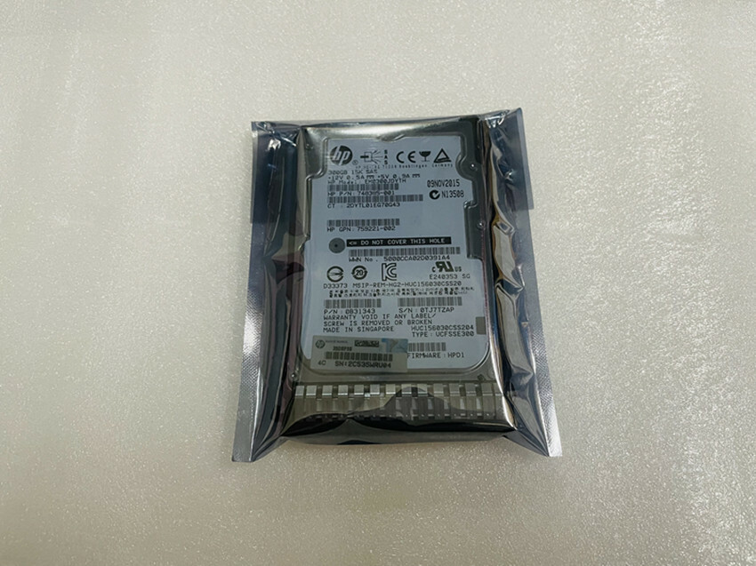 759208-B21 HP 300GB 15K 2.5" 12G SC SAS SFF HDD 759546-001 748385-001