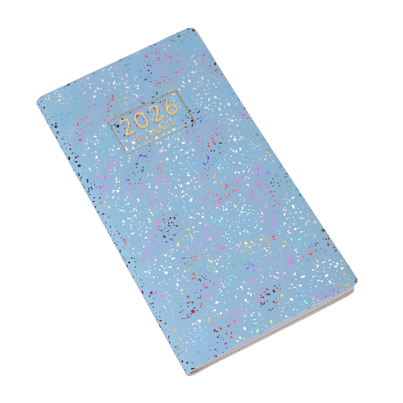 Daily Planner Notebook, 6.8 x 3.8" 2026 to Do List Notebook, Colorful Blue