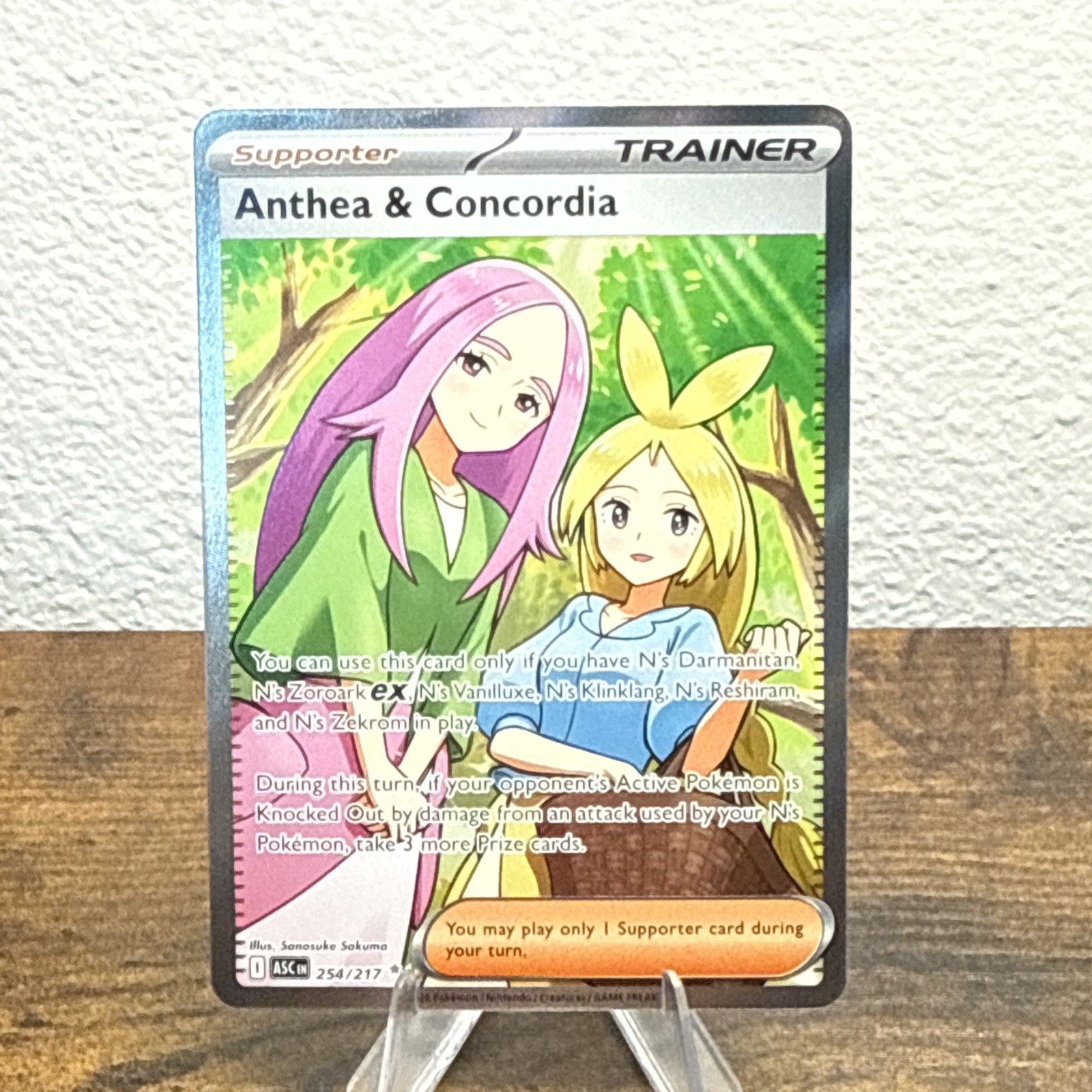 Anthea & Concordia 254/217 Me: Ascended Heroes Holo