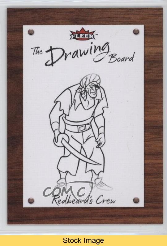 2024 Fleer Scooby Doo The Drawing Board Redbeard's Crew #10 READ gy2