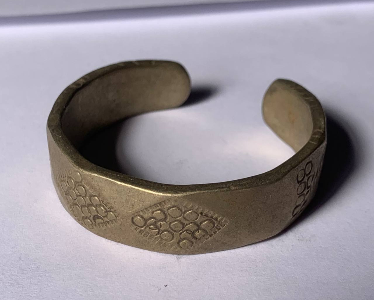 ANCIENT VIKING NORSE AUTHENTIC VERY RARE SMALL BRACELET AMAZING ENGRAVED ANTIQUE