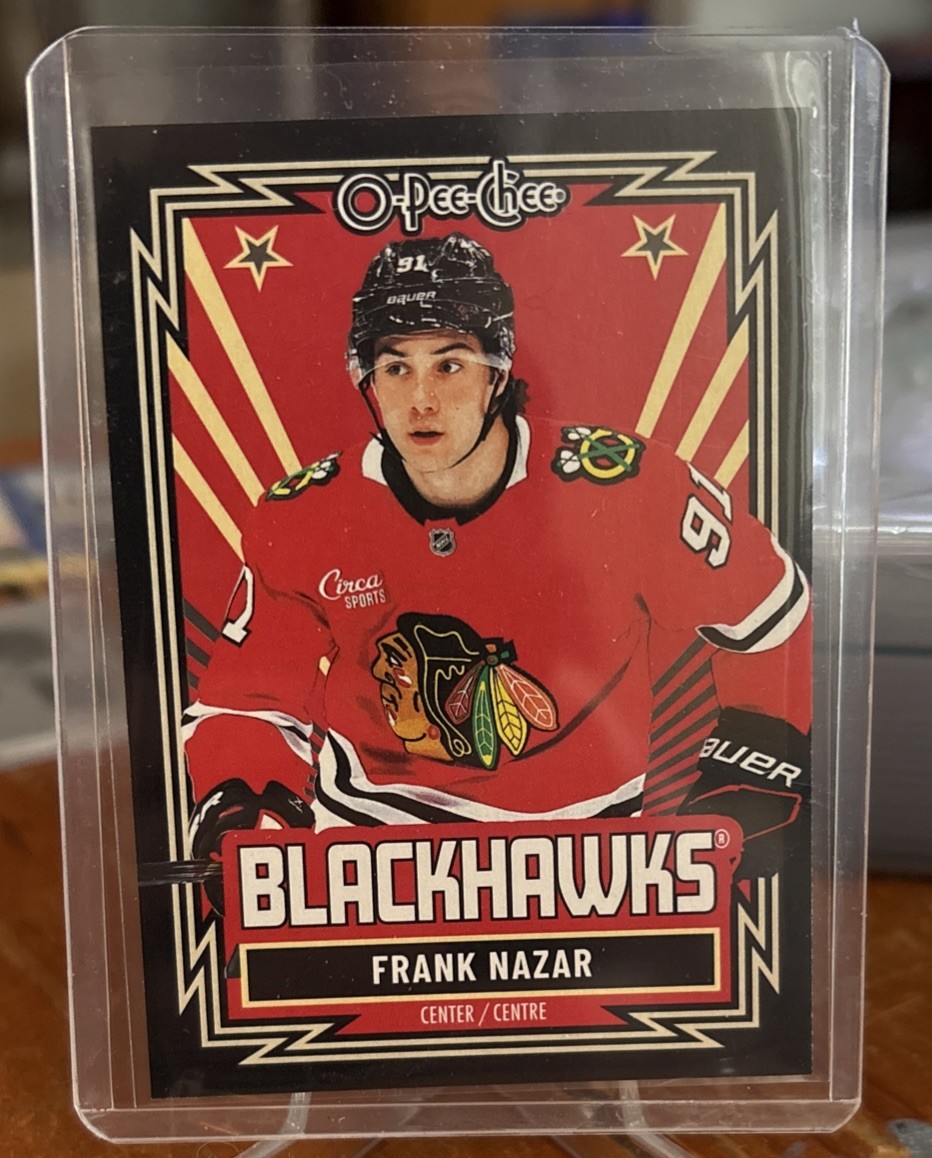 2025-26 O-Pee-Chee #226 Frank Nazar Retro Black Border #/100